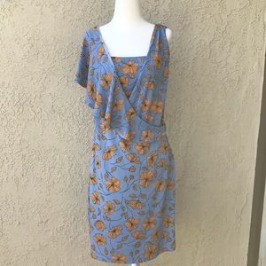 Baby Blue/Mustard Dress